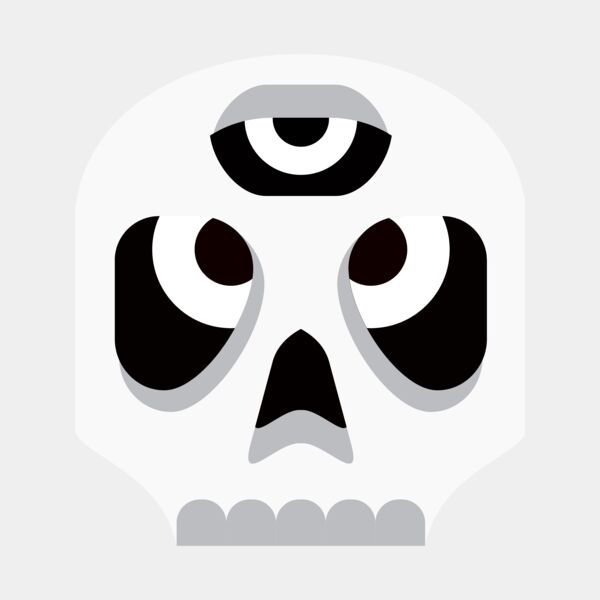 Elements Skulls logo template 18 Thumbnail